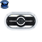 Full LED Projector One-Piece Style Headlight For Dual 5-3/4" Headlight Housing (Choose Color) HEADLIGHT Chrome,Black Dark Slate Gray