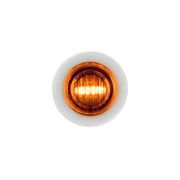 Double Fury 2 LED 3/4" Mini Clearance/Marker Light-Amber & Green LED/Clear Lens