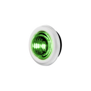 Double Fury 2 LED 3/4" Mini Clearance/Marker Light-Amber & Green LED/Clear Lens