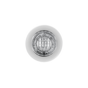 Double Fury 2 LED 3/4" Mini Clearance/Marker Light-Amber & White LED/Clear Lens