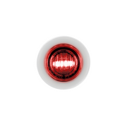 Double Fury 2 LED 3/4" Mini Clearance/Marker Light-Red & Blue LED/Clear Lens