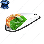 Double Fury 17 LED Light Grakon 5000 Style Square Cab Light (Choose LED Color) cab light Amber & Green LED Light Gray