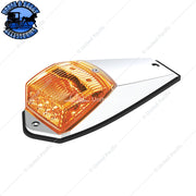 Double Fury 17 LED Light Grakon 5000 Style Square Cab Light (Choose LED Color) cab light Amber & Blue LED,Amber & Green LED Dark Slate Gray