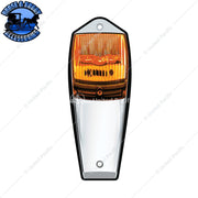 Double Fury 17 LED Light Grakon 5000 Style Square Cab Light (Choose LED Color) cab light Amber & Blue LED,Amber & Green LED Light Gray