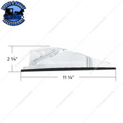 Double Fury 17 LED Light Grakon 5000 Style Square Cab Light (Choose LED Color) cab light Amber & Blue LED,Amber & Green LED Dark Slate Gray