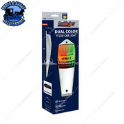 Double Fury 17 LED Light Grakon 5000 Style Square Cab Light (Choose LED Color) cab light Amber & Blue LED,Amber & Green LED Midnight Blue