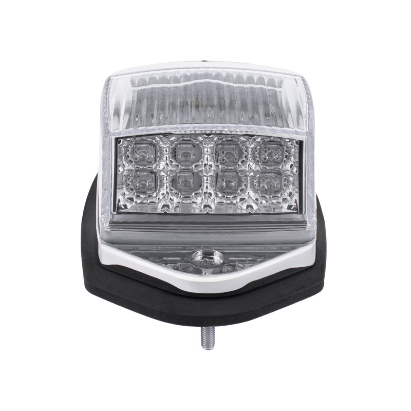 Double Fury 17 LED Grakon 5000 Style Square Cab Light - Amber & Purple LED/Clear Lens