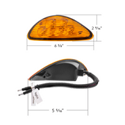 6 LED Rear Facing Turn Signal & Parking Light For IH Durastar (2003-2018) & MV (2019-2022) - Driver