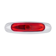 5-3/4" Wide 3 LED ViperEye Light (Clearance/Marker) - Red LED/Red Lens