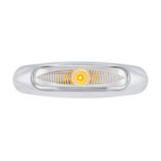 5-3/4" Wide 3 LED ViperEye Light (Clearance/Marker) - Amber LED/Clear Lens