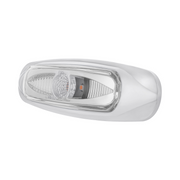 5-3/4" Wide 3 LED ViperEye Light (Clearance/Marker) - Amber LED/Clear Lens