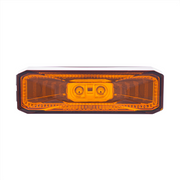 10 LED Rectangular Abyss Light (Clearance/Marker) - Amber LED/Amber Lens