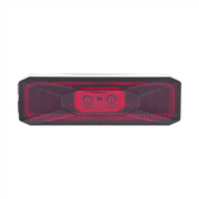 10 LED Rectangular Abyss Light (Clearance/Marker) - Red LED/Red Lens
