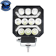 10 LED High Power LED Work Light With "U" Light Guide (Choose Color) White LED Dark Slate Gray
