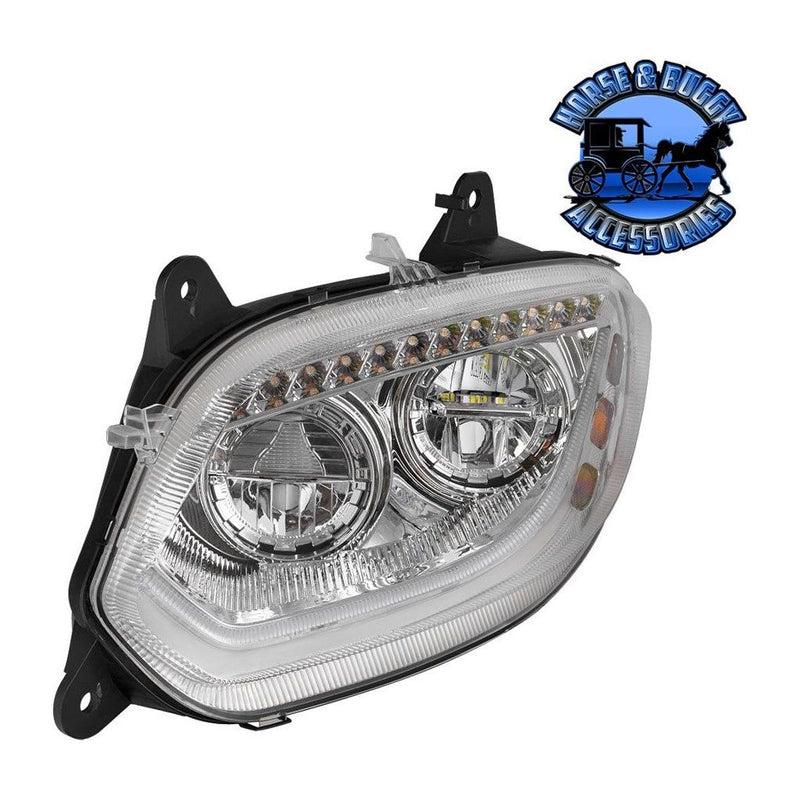 CREE LED HEADLIGHT FOR 2018-2023 INTERNATIONAL LT HEADLIGHT DRIVER SIDE,PASSENGER SIDE Dark Gray