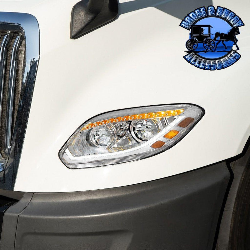 CREE LED HEADLIGHT FOR 2018-2023 INTERNATIONAL LT HEADLIGHT DRIVER SIDE,PASSENGER SIDE Light Gray