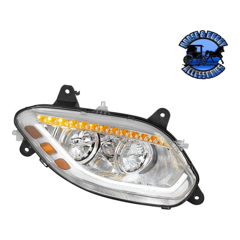 CREE LED HEADLIGHT FOR 2018-2023 INTERNATIONAL LT HEADLIGHT PASSENGER SIDE Gray