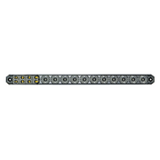 17" 27 LED Low Profile Light Bar (Stop, Turn & Tail) With Back-Up Light - Red & White LED/ Red & Clear Lens