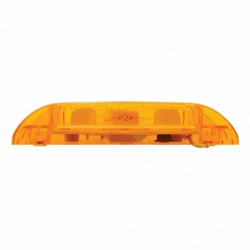 Rectangular Light (Clearance/Marker) With Reflex Lens - Amber Lens