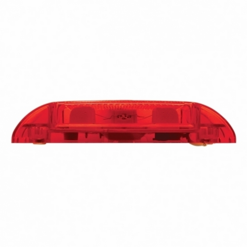 Luz rectangular (liquidación/marcador) con lente réflex - Lente roja