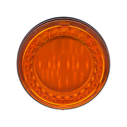 30 LED 4" Round Lumos Light I-Series (Turn Signal) - Amber LED/Amber Lens