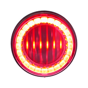 30 LED 4" Round Lumos Light I-Series (Stop, Turn & Tail) - Red LED/Clear Lens