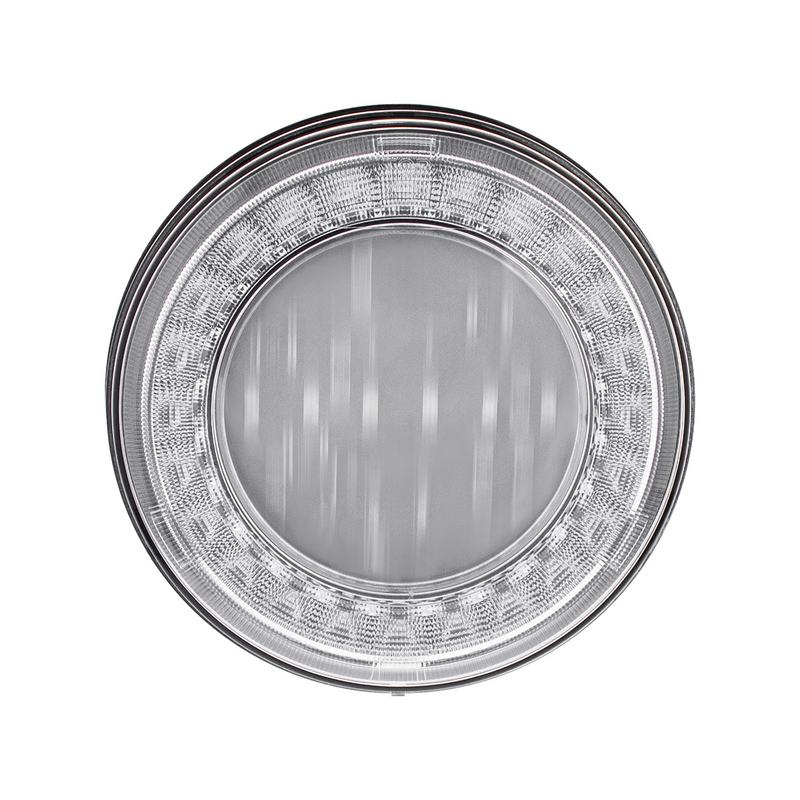 30 LED 4" Round Lumos Light I-Series (Stop, Turn & Tail) - Red LED/Clear Lens