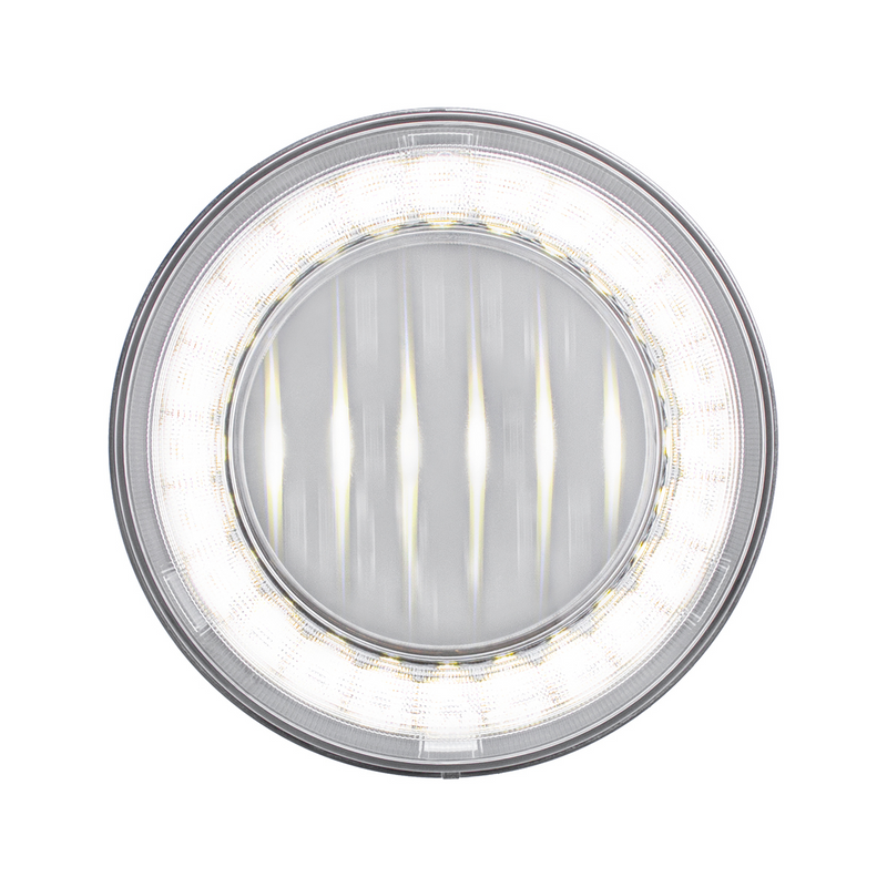 30 LED 4" Round Lumos Light I-Series (Back-Up) - White LED/Clear Lens