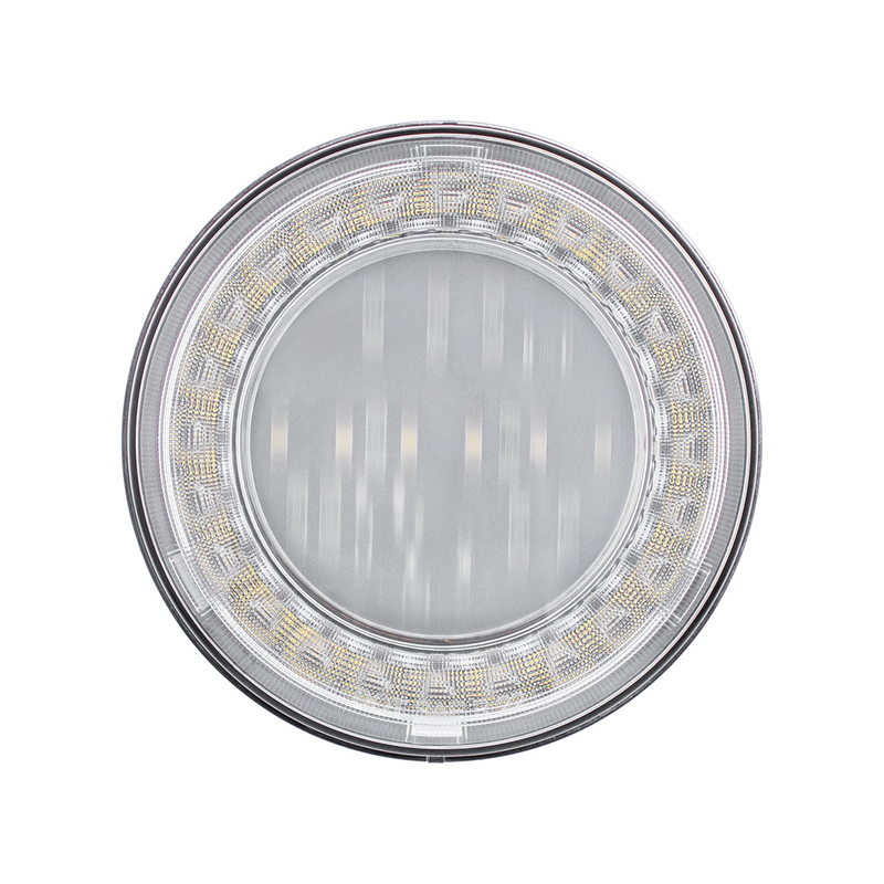30 LED 4" Round Lumos Light I-Series (Back-Up) - White LED/Clear Lens