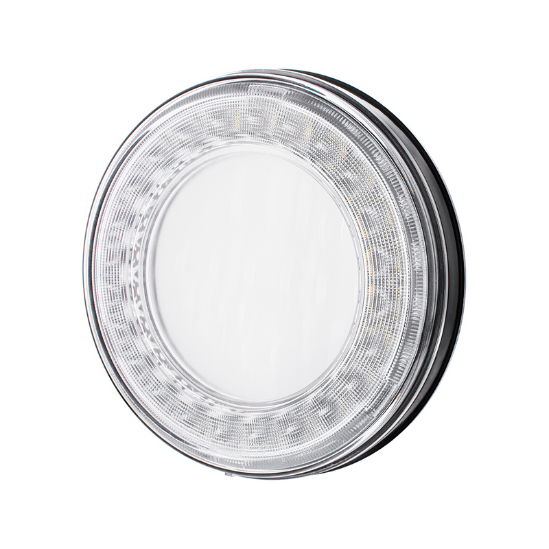 30 LED 4" Round Lumos Light I-Series (Back-Up) - White LED/Clear Lens
