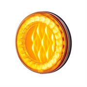 33 LED 4" Round Lumos Light X-Series (Turn Signal) - Amber LED/Amber Lens