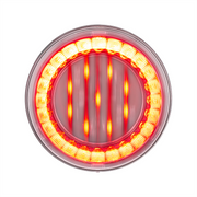 33 LED 4" Round Lumos Light X-Series (Stop, Turn & Tail) - Red LED/Clear Lens
