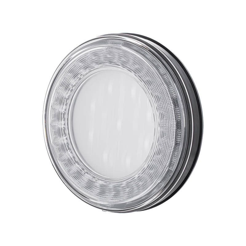 33 LED 4" Round Lumos Light X-Series (Stop, Turn & Tail) - Red LED/Clear Lens