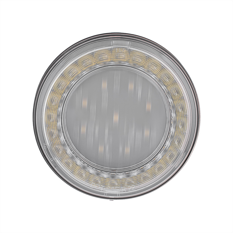 33 LED 4" Round Lumos Light X-Series (Back-Up) - White LED/Clear Lens