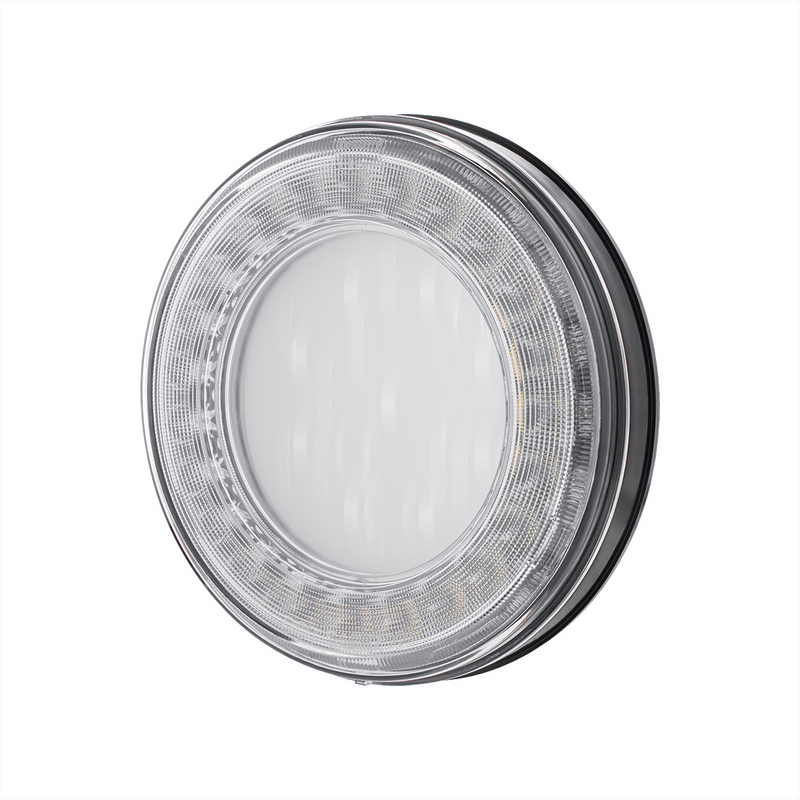 33 LED 4" Round Lumos Light X-Series (Back-Up) - White LED/Clear Lens