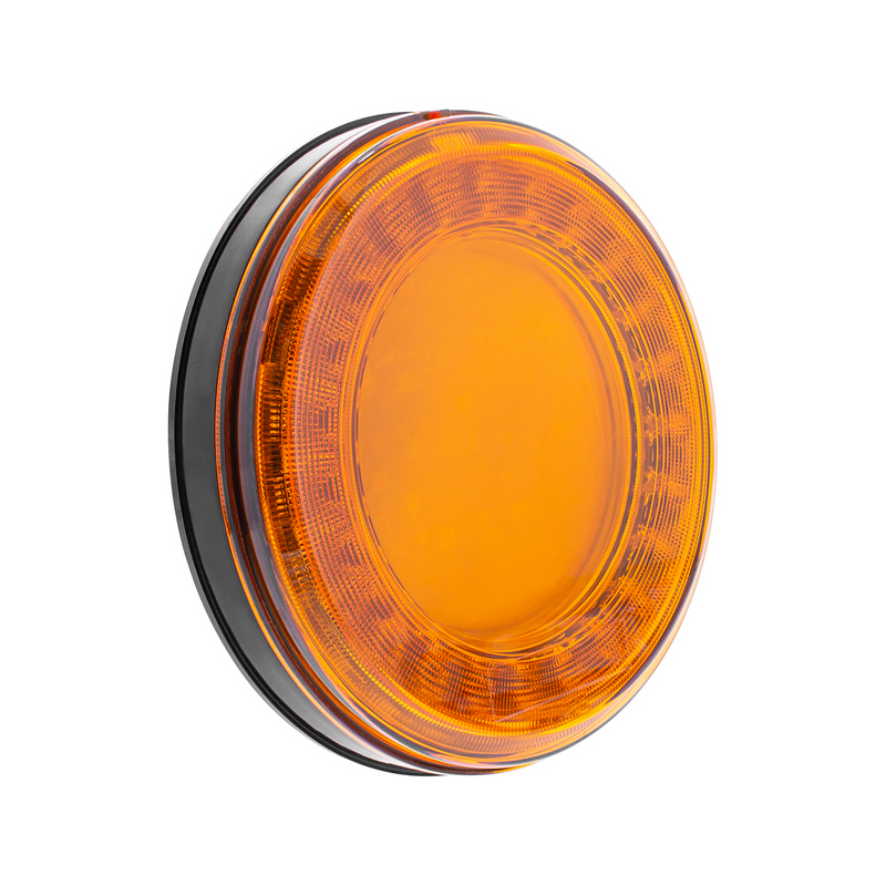 33 LED 4" Round Lumos Light S-Series (Turn Signal) - Amber LED/Amber Lens