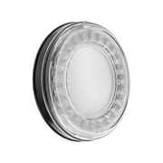 33 LED 4" Round Lumos Light S-Series (Turn Signal) - Amber LED/Clear Lens