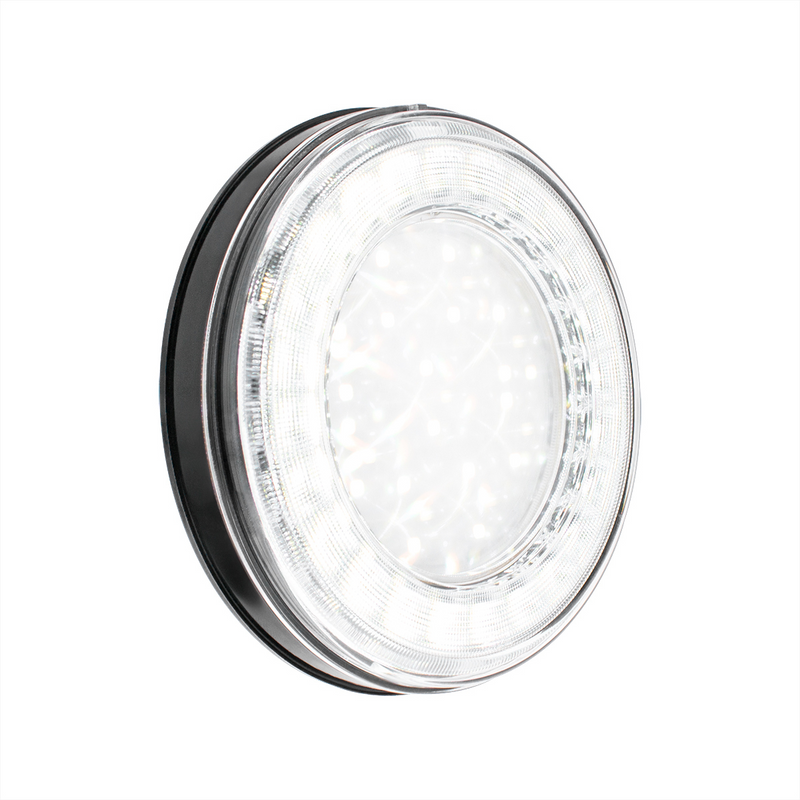 33 LED 4" Round Lumos Light S-Series (Back-Up) - White LED/Clear Lens