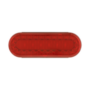 30 LED 6" Oval Lumos Light I-Series (Stop, Turn & Tail) - Red LED/Red Lens