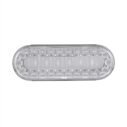 30 LED 6" Oval Lumos Light I-Series (Stop, Turn & Tail) - Red LED/Clear Lens