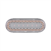 30 LED 6" Oval Lumos Light I-Series (Turn Signal) - Amber LED/Clear Lens