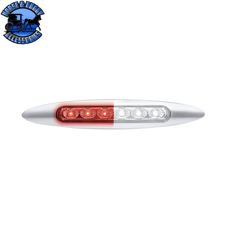 Double Fury 6 LED 6" Dual Function Marker Light With Chrome Bezel (Choose Color)