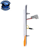 Double Fury 5 LED Fender Turn Signal Light For 2012-2021 Peterbilt 579 (Choose Color) (Choose Side) FENDER TURN SIGNAL LIGHT Amber & Blue LED / Driver,Amber & Blue LED / Passenger,Amber & Green LED / Driver,Amber & Green LED / Passenger,Amber & Red LED / Driver,Amber & Red LED / Passenger,Amber & White LED / Driver,Amber & White LED / Passenger Light Gray