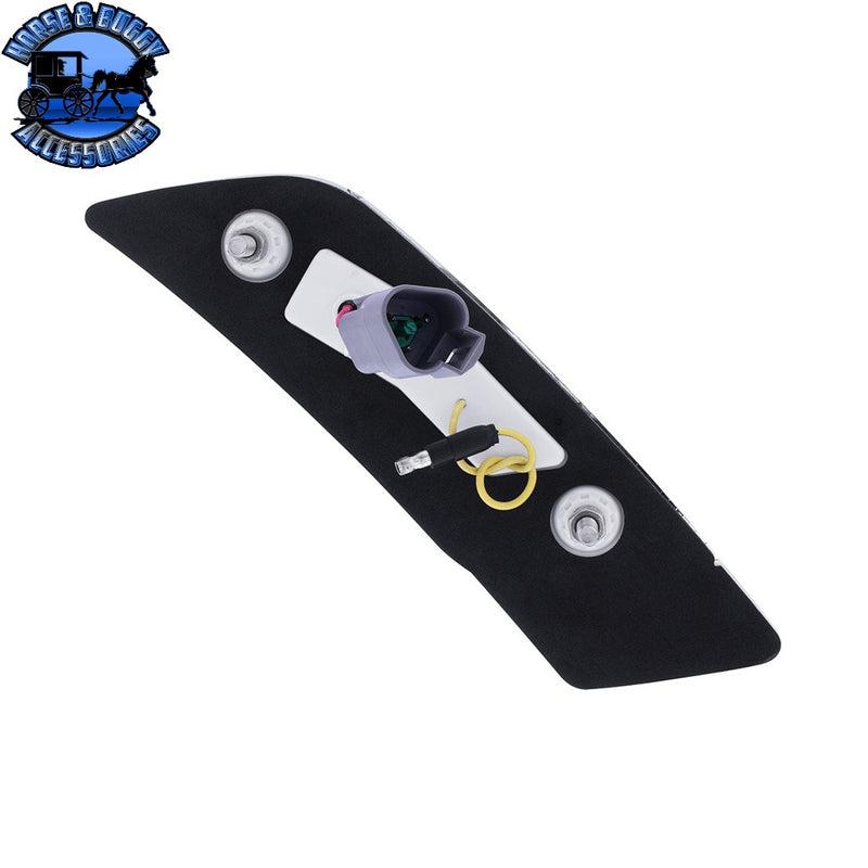 Double Fury 5 LED Fender Turn Signal Light For 2012-2021 Peterbilt 579 (Choose Color) (Choose Side) FENDER TURN SIGNAL LIGHT Amber & Blue LED / Driver,Amber & Blue LED / Passenger,Amber & Green LED / Driver,Amber & Green LED / Passenger,Amber & Red LED / Driver,Amber & Red LED / Passenger,Amber & White LED / Driver,Amber & White LED / Passenger Light Gray