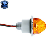 2 LED Dual Function Mini Crystal Watermelon Light (Clearance/Marker) (Choose Color) MARKER & CLEARANCE Amber/Amber,Red/Red,Amber/Clear,Red/Clear Gray