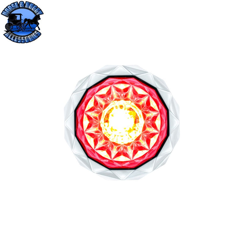 2 LED Dual Function Mini Crystal Watermelon Light (Clearance/Marker) (Choose Color) MARKER & CLEARANCE Amber/Amber,Red/Red,Amber/Clear,Red/Clear Dark Slate Gray