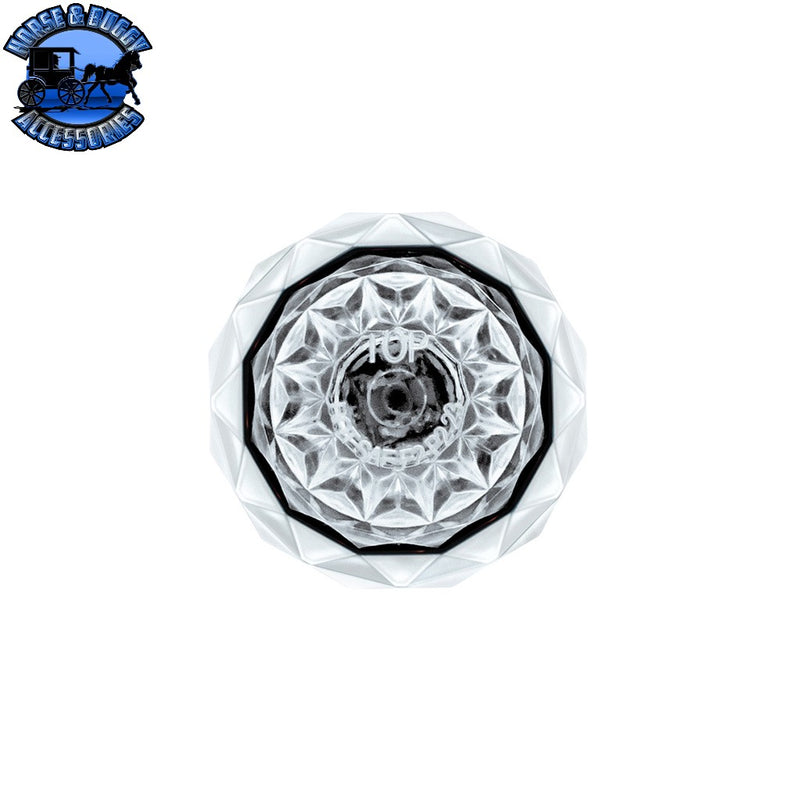 2 LED Dual Function Mini Crystal Watermelon Light (Clearance/Marker) (Choose Color) MARKER & CLEARANCE Amber/Amber,Red/Red,Amber/Clear,Red/Clear Light Gray