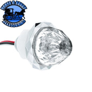 2 LED Dual Function Mini Crystal Watermelon Light (Clearance/Marker) (Choose Color) MARKER & CLEARANCE Amber/Amber,Red/Red,Amber/Clear,Red/Clear Light Gray