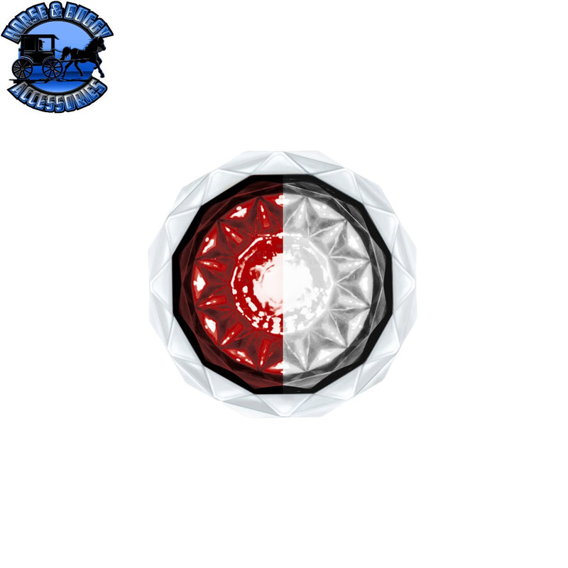 Double Fury 4 LED Dual Function 1-1/8" Crystal Watermelon Light (Choose Color)