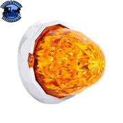 19 LED Dual Function Crystal Watermelon Light Kit With Bezel (Choose LED color) (Choose lens color) Watermelon light kit Amber LED/Amber,Red LED/Red,Amber LED/Clear,Red LED/Clear Dark Orange